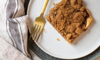 plated square apple pie