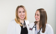 Hannah and Natalie Van Ochten, two sisters and Minnetonka High School grads now pursuing medical careers.
