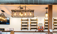 The bar at Painter Creek Winery, where locally made wines and ciders are poured.