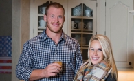 Vikings tight end Kyle Rudolph and his wife, Jordan