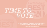A graphic announcing the 2020 Best of Lake Minnetonka Magazine readers' choice survey