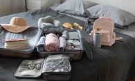 organized luggage case