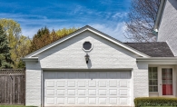 painted brick on exterior of house