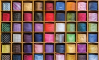 In-drawer tie organizer
