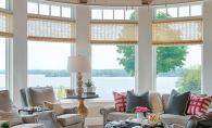 The interior of a Lake Minnetonka home designed for both family and event hosting.