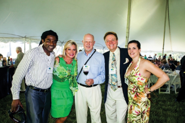 Francelino Zau, Karen Sorbo, Rudy Maxa, Dan Jensen and Julianne Amendola