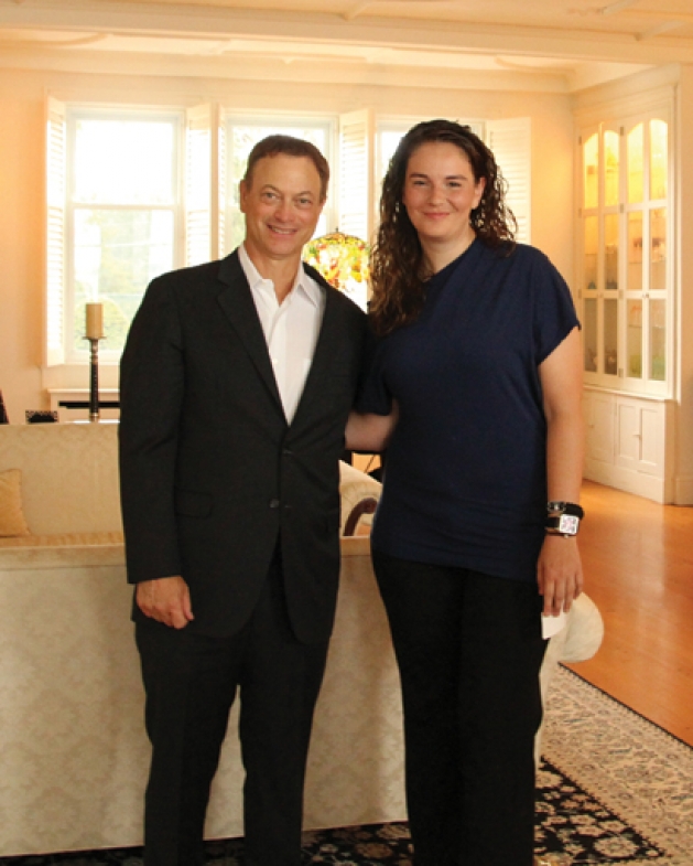 Gary Sinise with Marie Havrilla