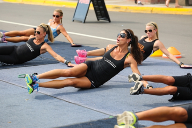 Women's Health Next Fitness Star Stacie Clark with Tiger Athletics