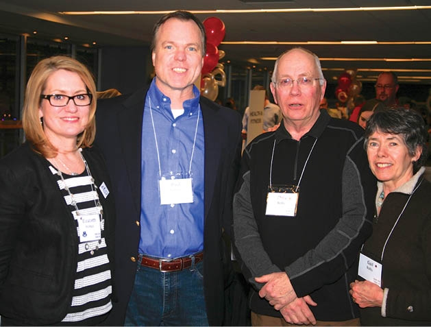 Liz and Paul Norton, Chris and Gail Bollis