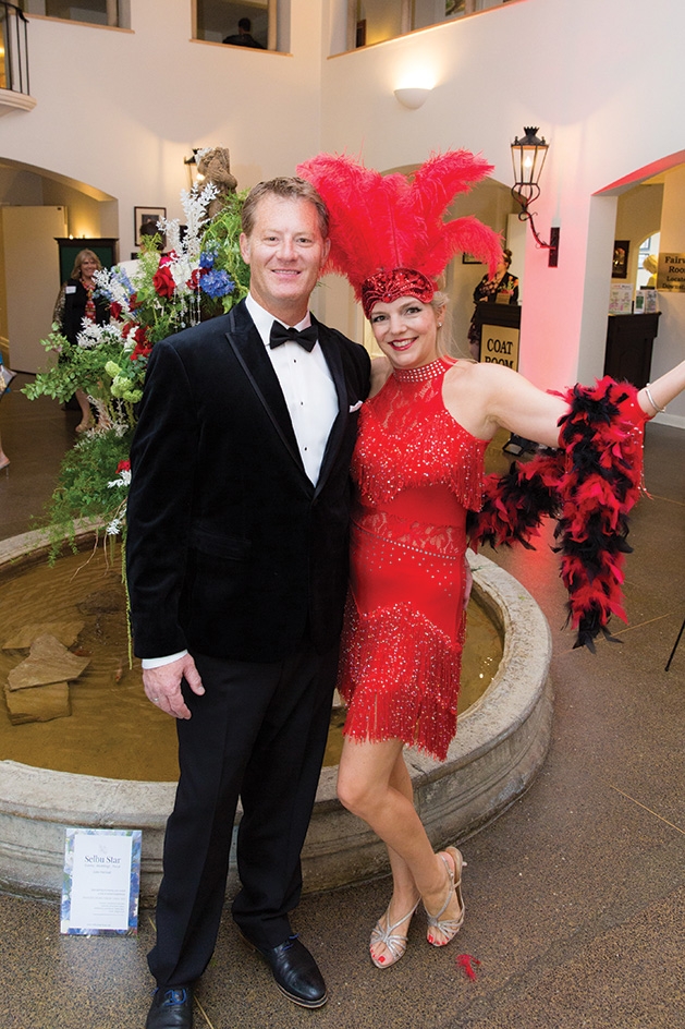 Steve and Lori Melander pose at the Orono Foundation's Red and Blue Bash 2019