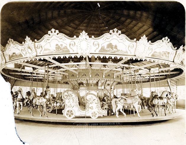 The Excelsior Amusement Park carrousel