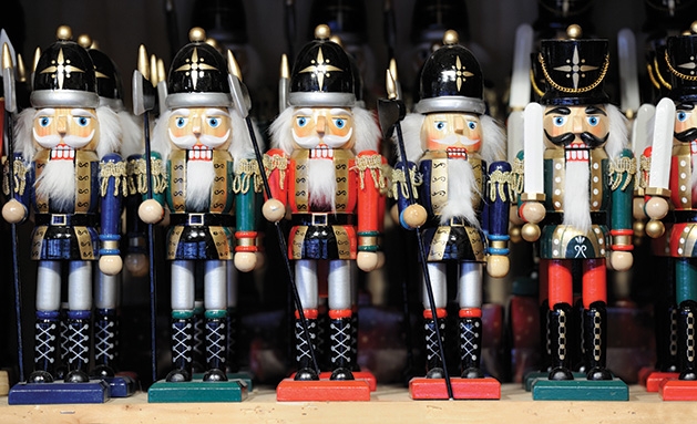 Nutcrackers at the Excelsior Christkindlsmarkt