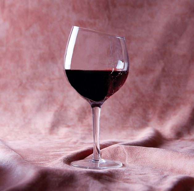 Zinfandel A glass of zinfandel.