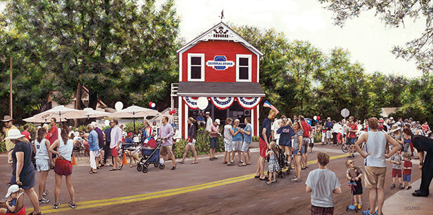 Cottagewood "Cottagewood" by local artist David Holmes