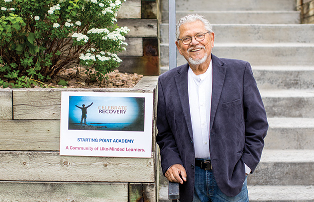 Starting Point Academy Louis D. Gonzalez, the founder of Starting Point Academy, which helps students recovering from substance abuse.