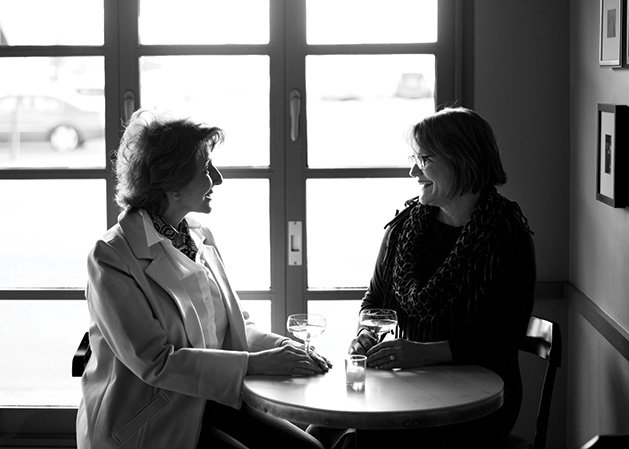Bethe Hattara and Lisa Wagner Taste of Wayzata founders Bethe Hattara and Lisa Wagner eat at Bellecour.