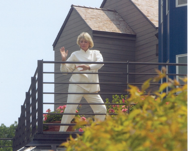 Ruth Stricker, founder of The Marsh in Minnetonka, practice Tai Chi.