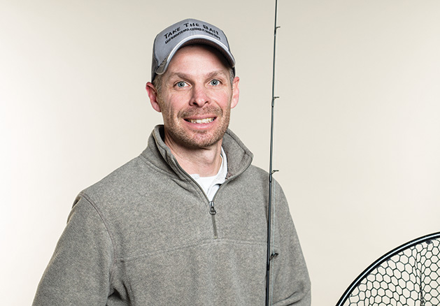 Mike Picciolo, owner of Take the Bait fishing guide service on Lake Minnetonka