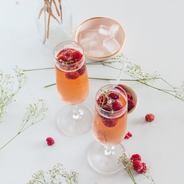 Raspberry Mocktails