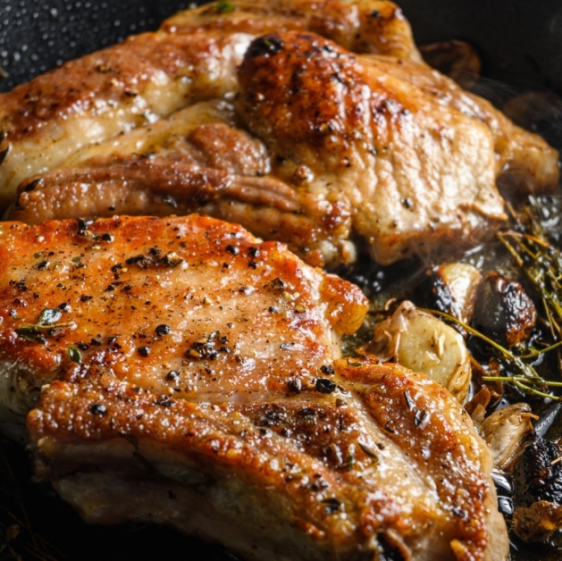 Cast Iron Pork Chops