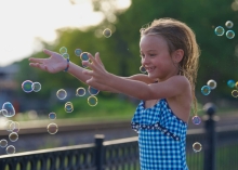 The Magic of Chasing Bubbles at Wayzata Lakefront