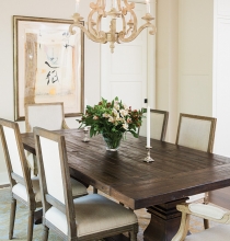 A room decorated by local interior designer Valentine Design.