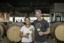 Qiuxia and Kevin Welch, co-owners of Boom Island Brewing Company, opening soon in Minnetonka
