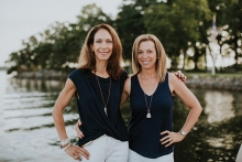 Marnie Dachis Marmet and Stephanie May potter, hosts of The Art Of Living Well podcast.