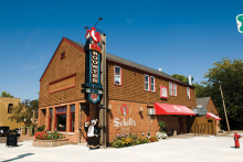 The Red Rooster Bar and Restaurant in Long Lake