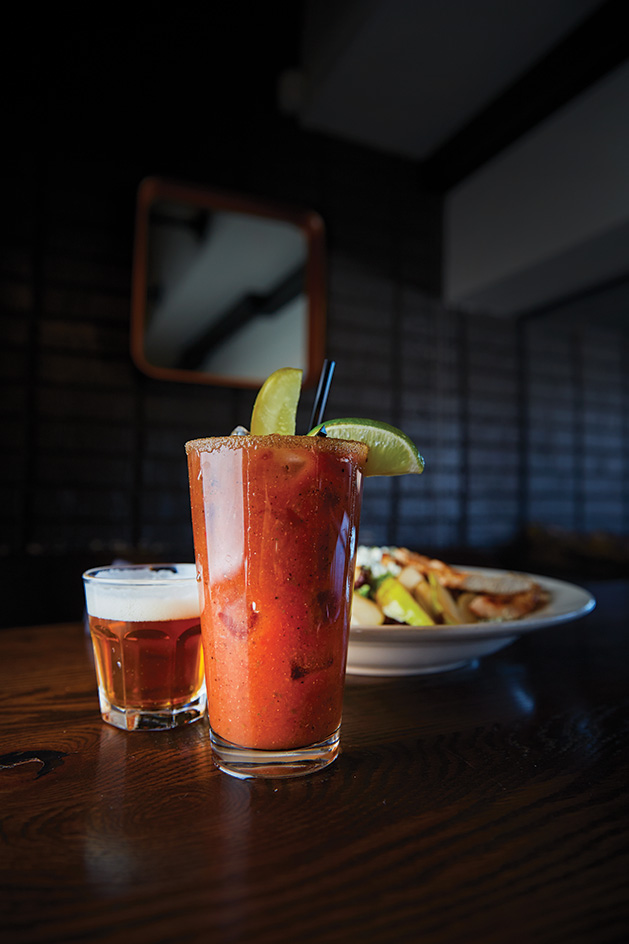 A bloody mary from The Hilltop in Edina