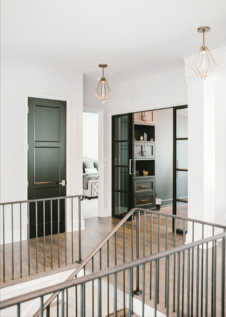 The upstairs landing of a house built by Hendel Homes in Wayzata.