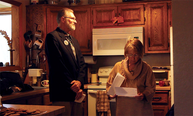 Jerry and Patty Wetterling during the filming of the Jacob Wetterling documentary